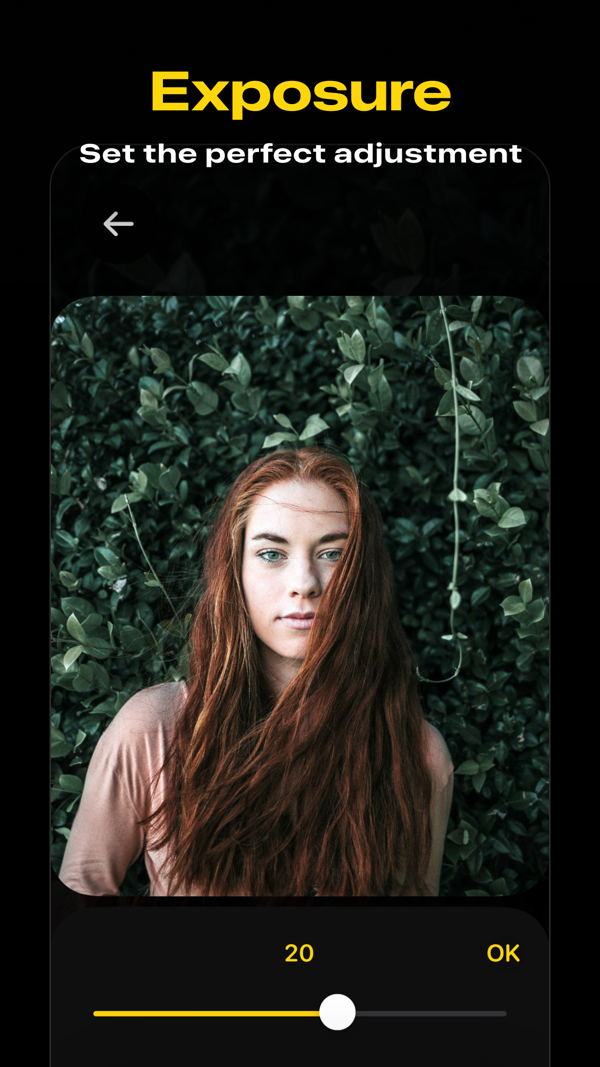 Portrat — Pelarasan pendedahan yang tepat